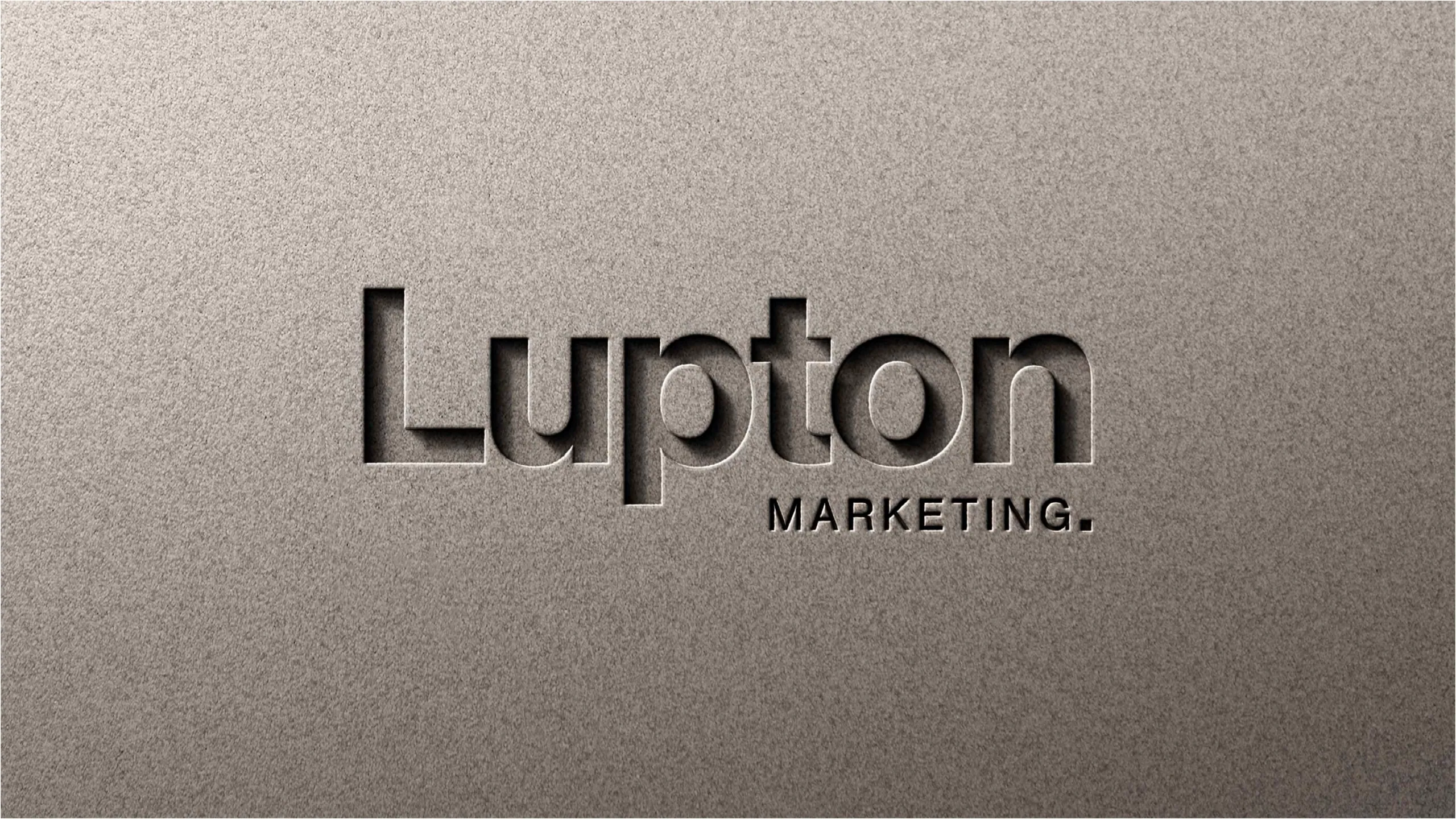 Lupton Marketing brand identity